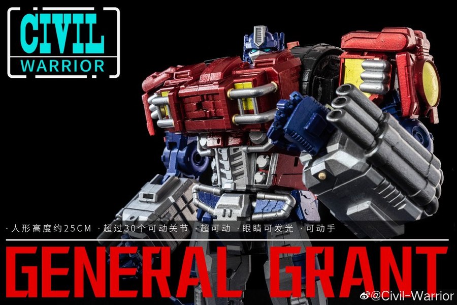 Color Images Civil Warrior General Grant War Withing Optimus Prime  (3 of 3)